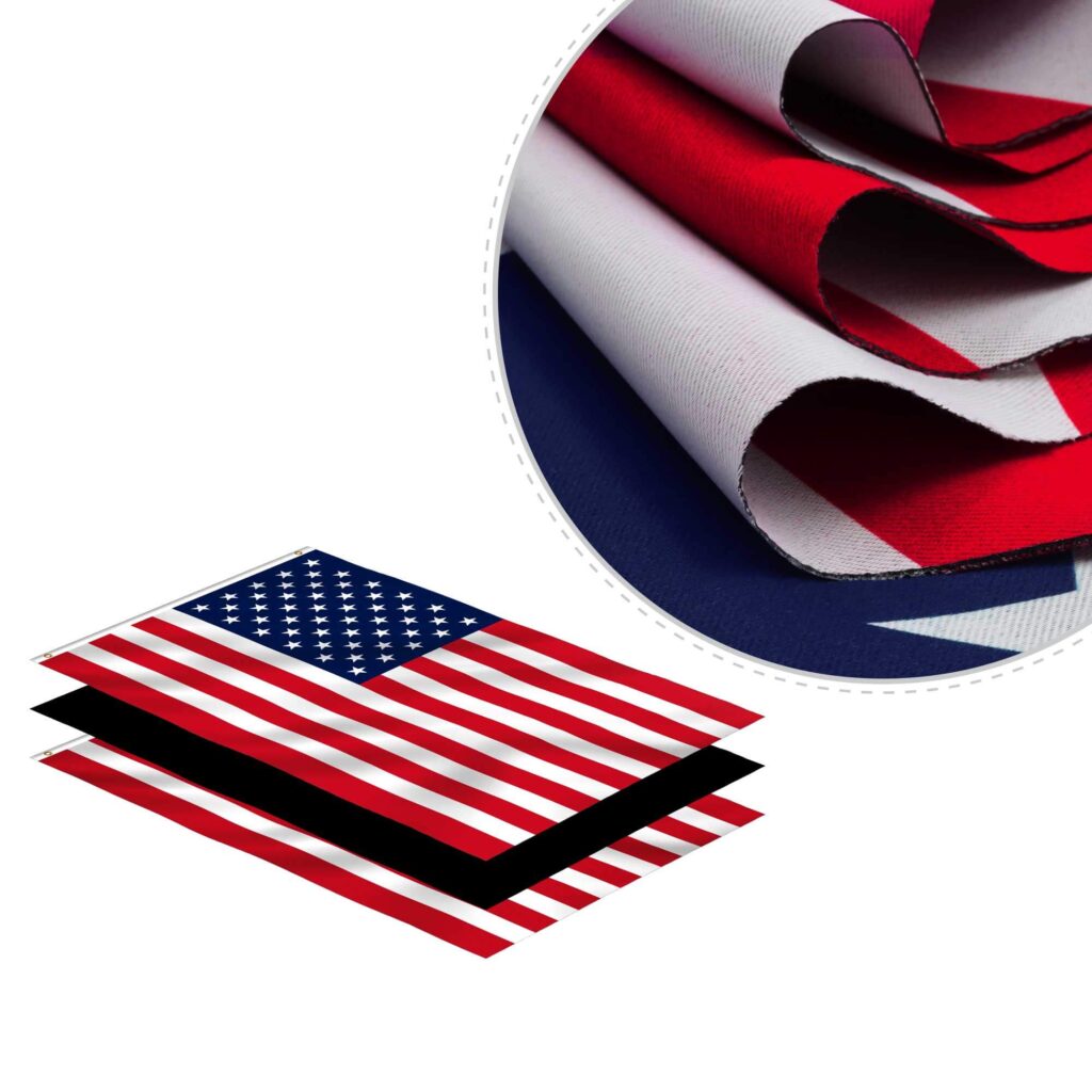 Rip Proof Technology Double Sided 3x5 Foot American US Flag