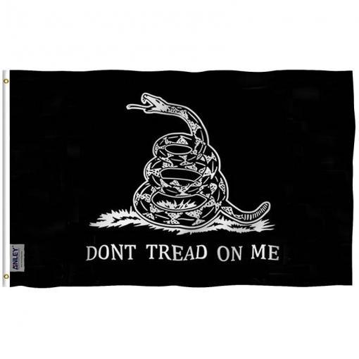 Fly Breeze 3×5 Foot Don’t Tread On Me Black White Flag - Anley Flags