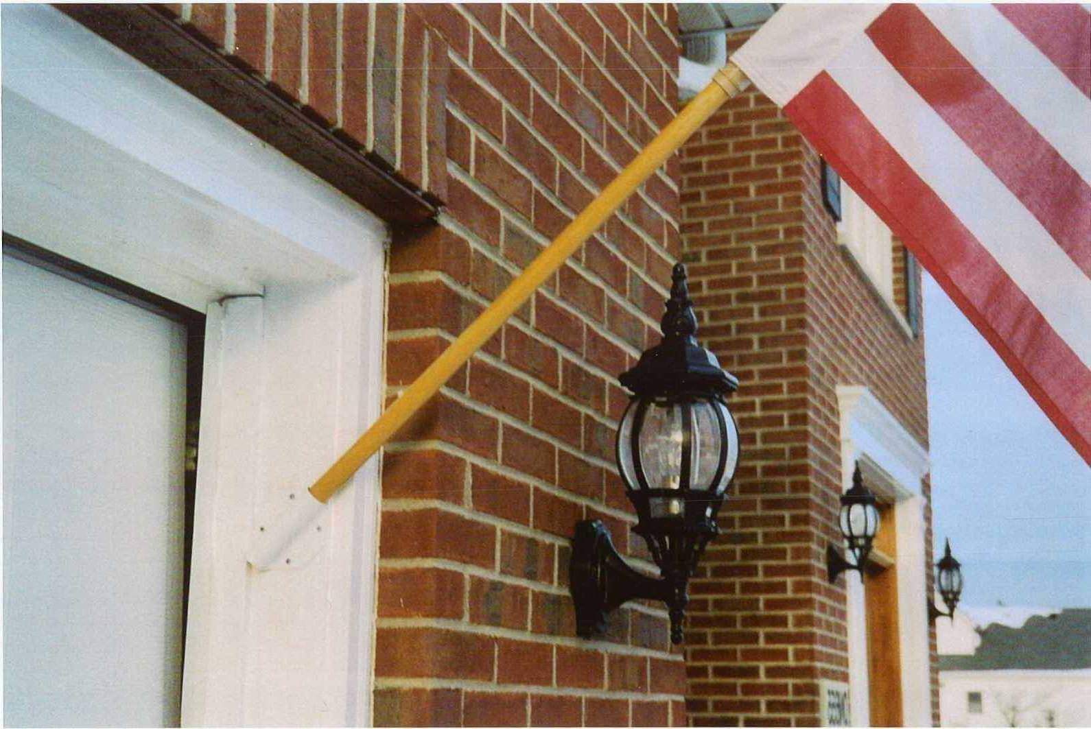 Pine Wooden House Flag Pole 56 In - Anley Flags