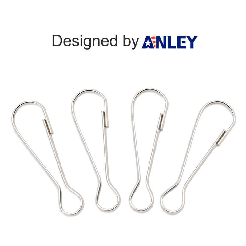 Anley Flag Pole Clip Snaps Hook Stainless Steel Flagpole Accessories Pack of 4