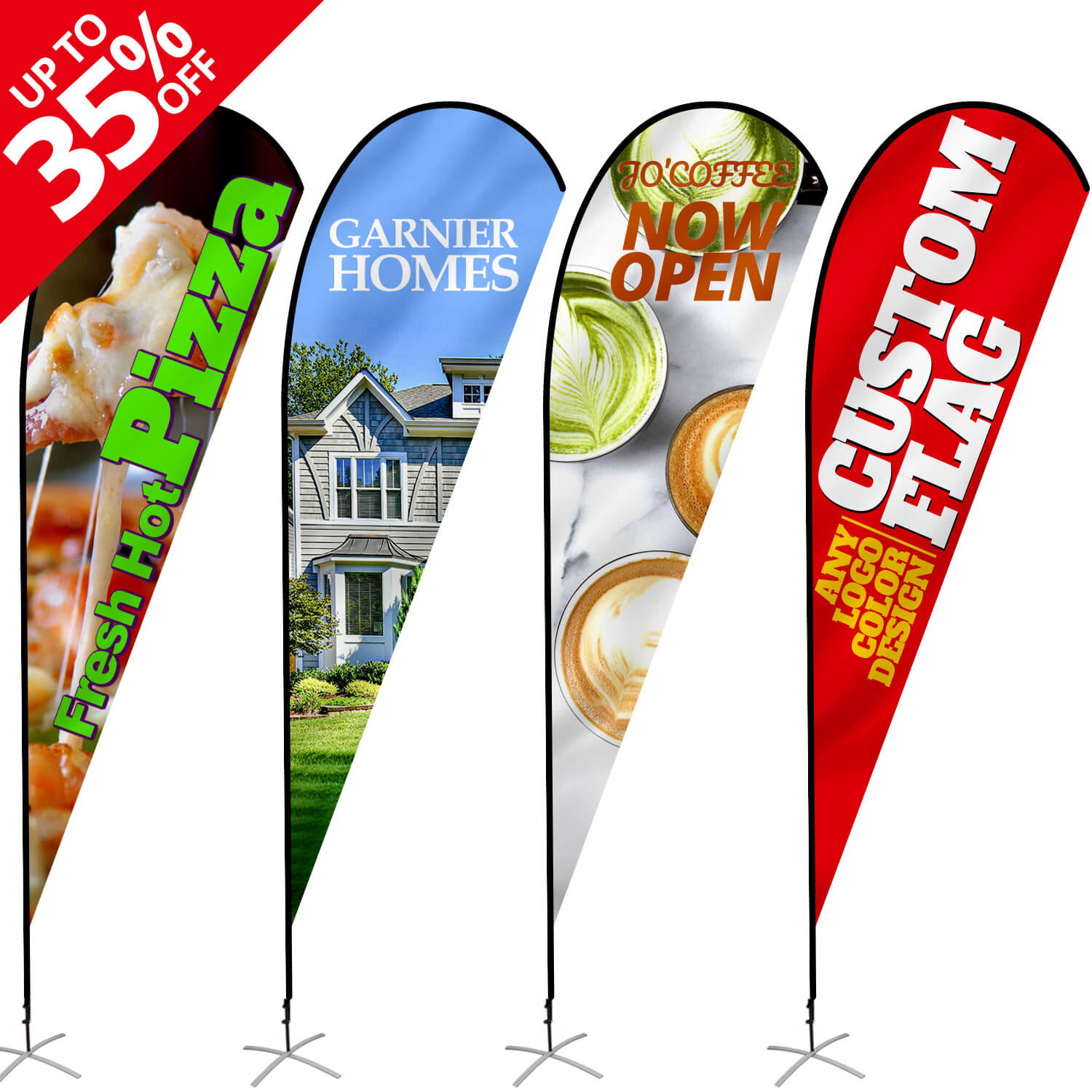  for Sale Banner Sign, Real Estate Sign Banner 5' X 2' ft :  Business And Store Signs : Office Products