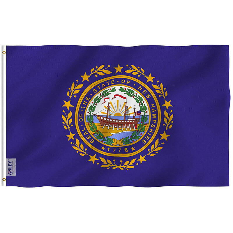 Fly Breeze New Hampshire State Flag 3x5 Foot Anley Flags