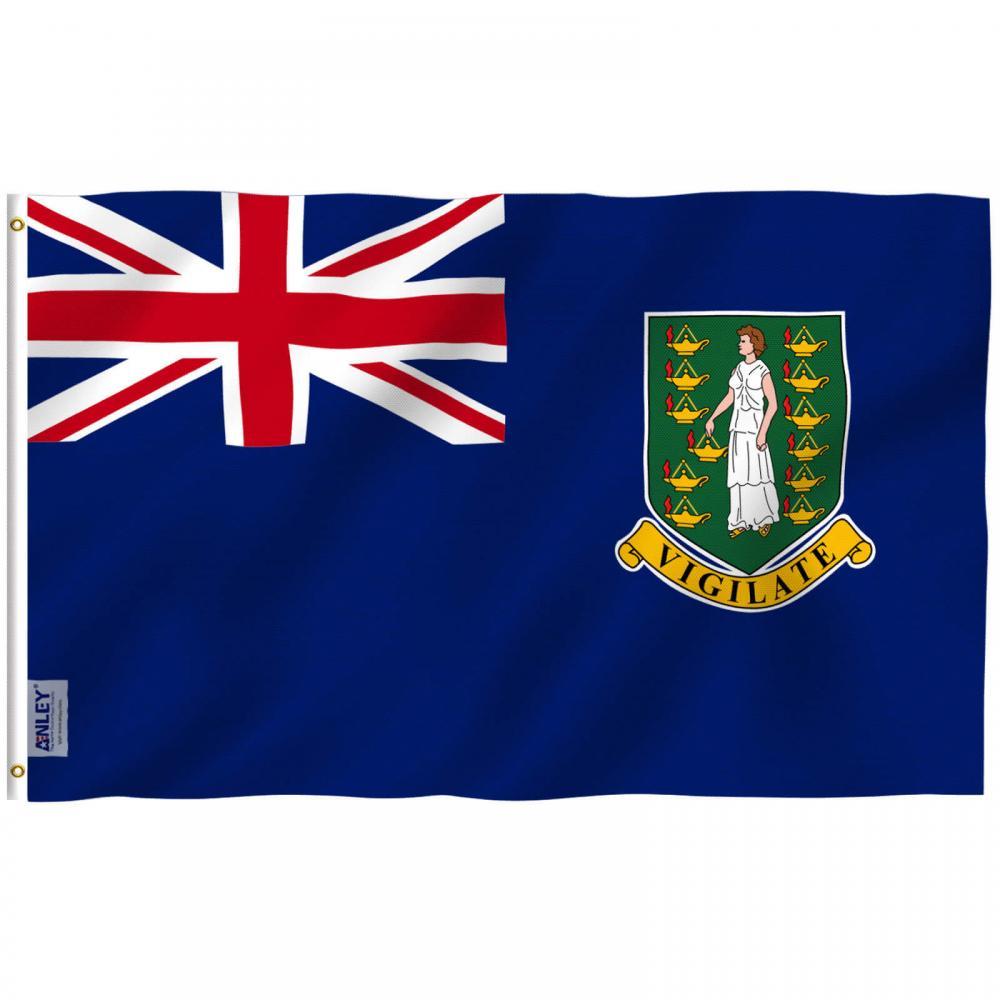 Fly Breeze British Virgin Islands Flag 3x5 Foot - Anley Flags