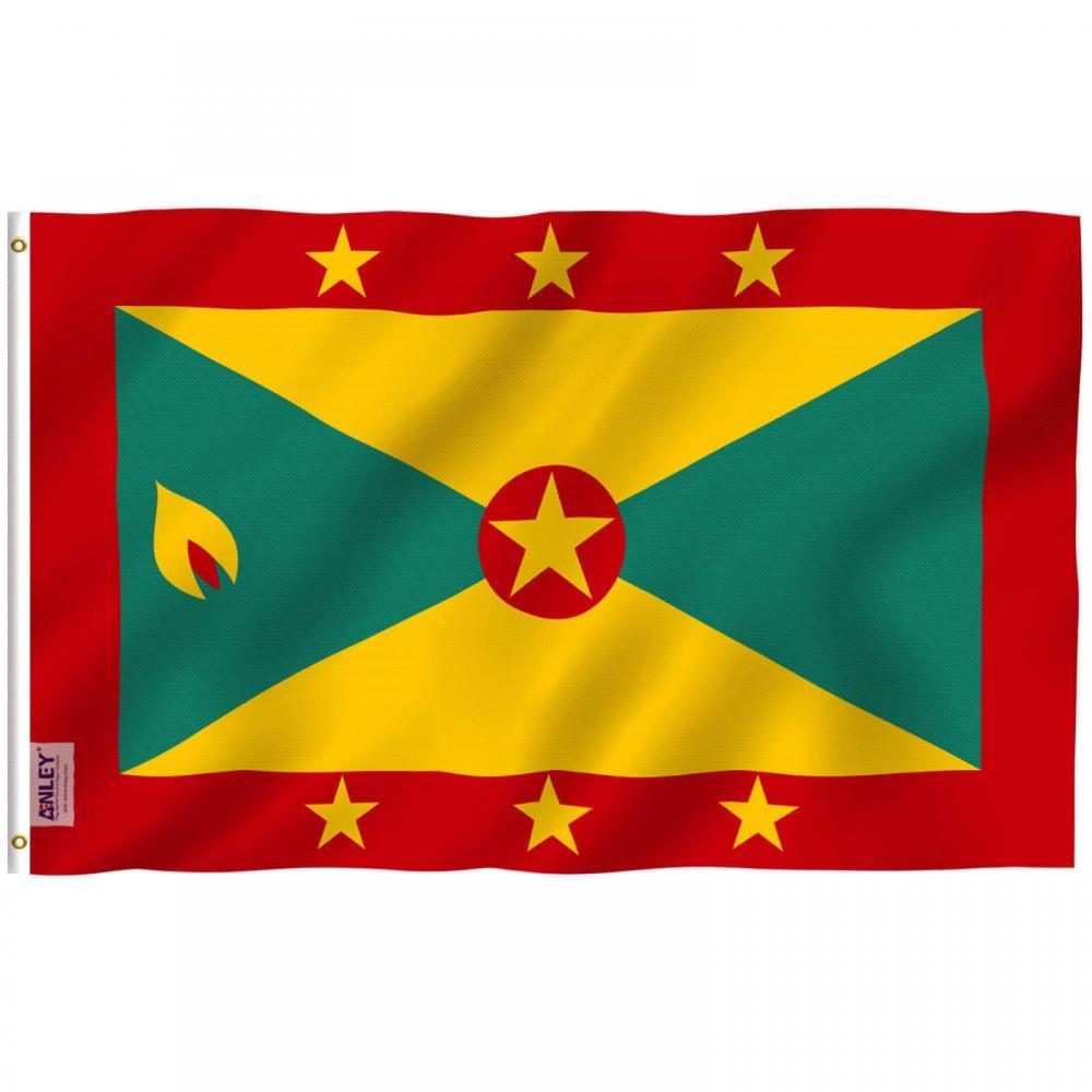 Fly Breeze Grenada Flag 3x5 Foot - Anley Flags