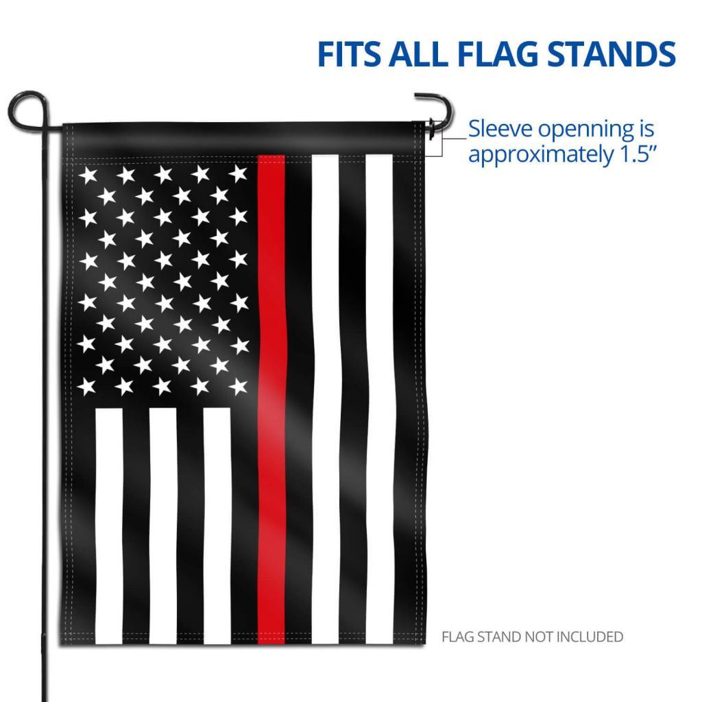 Thin Red Line USA Garden Flag 18 x 12.5 Inch - Anley Flags