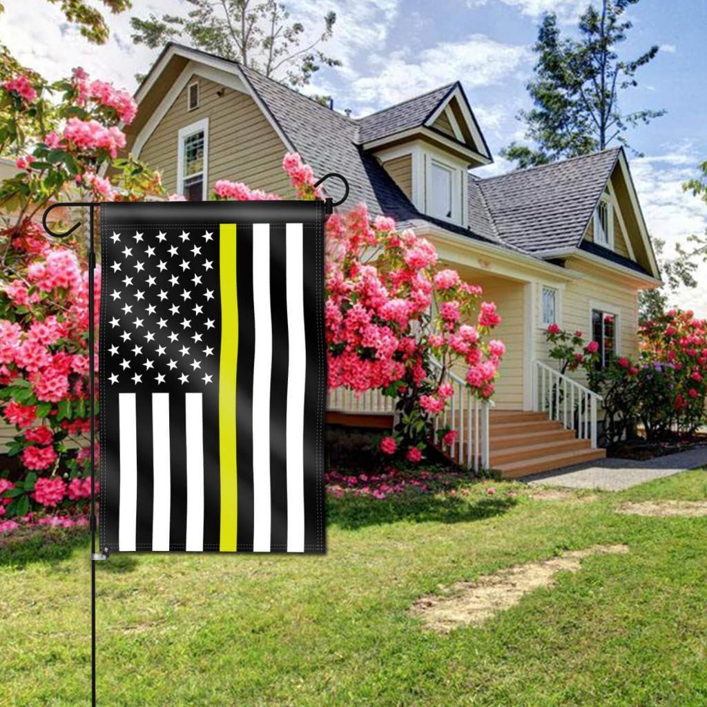 Thin Yellow Line USA Garden Flag 18 x 12.5 Inch - Anley Flags