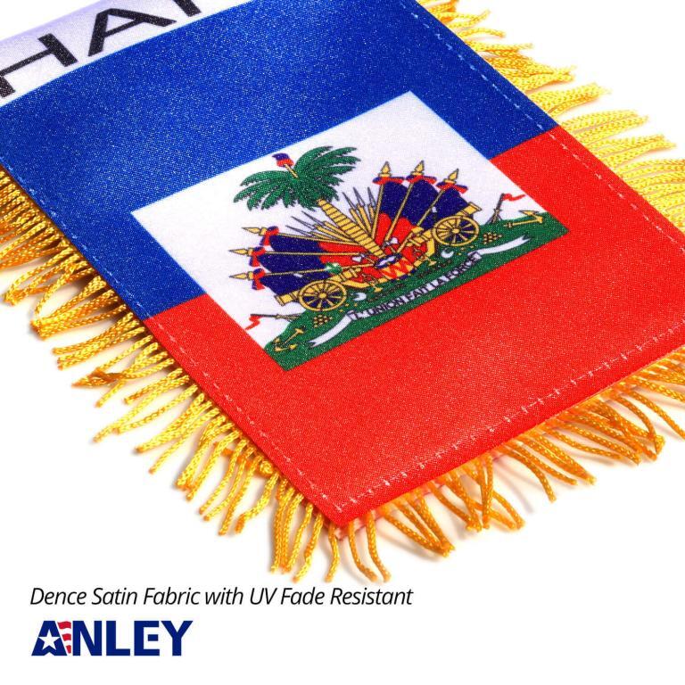 4 X 6 Inch Haiti Window Hanging Flag Anley Flags 5913