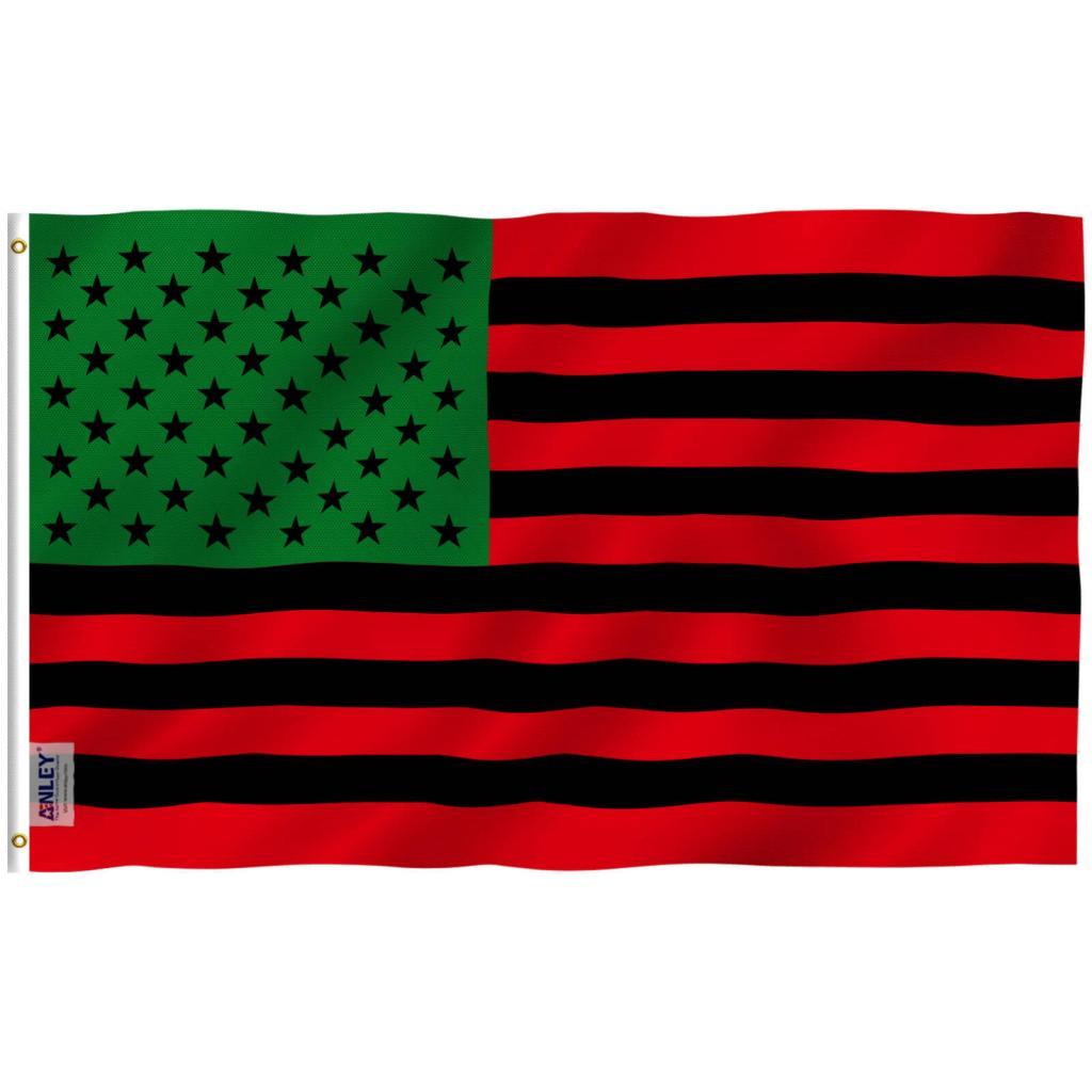 Fly Breeze 3x5 Foot Afro American Flag Anley Flags 5930