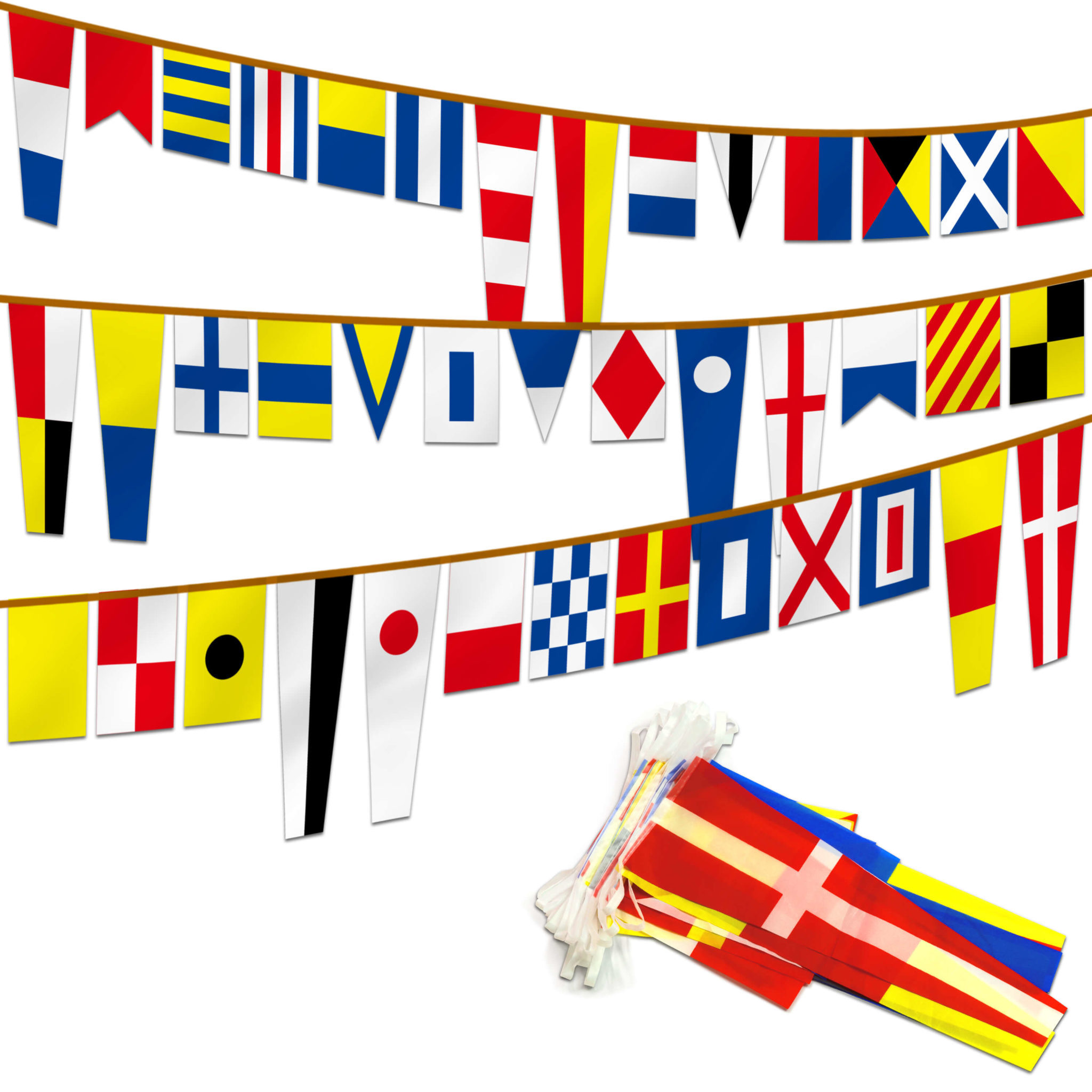 International Maritime Signal Code String Flags 40 Flags 40 Ft (5.5x9 ...