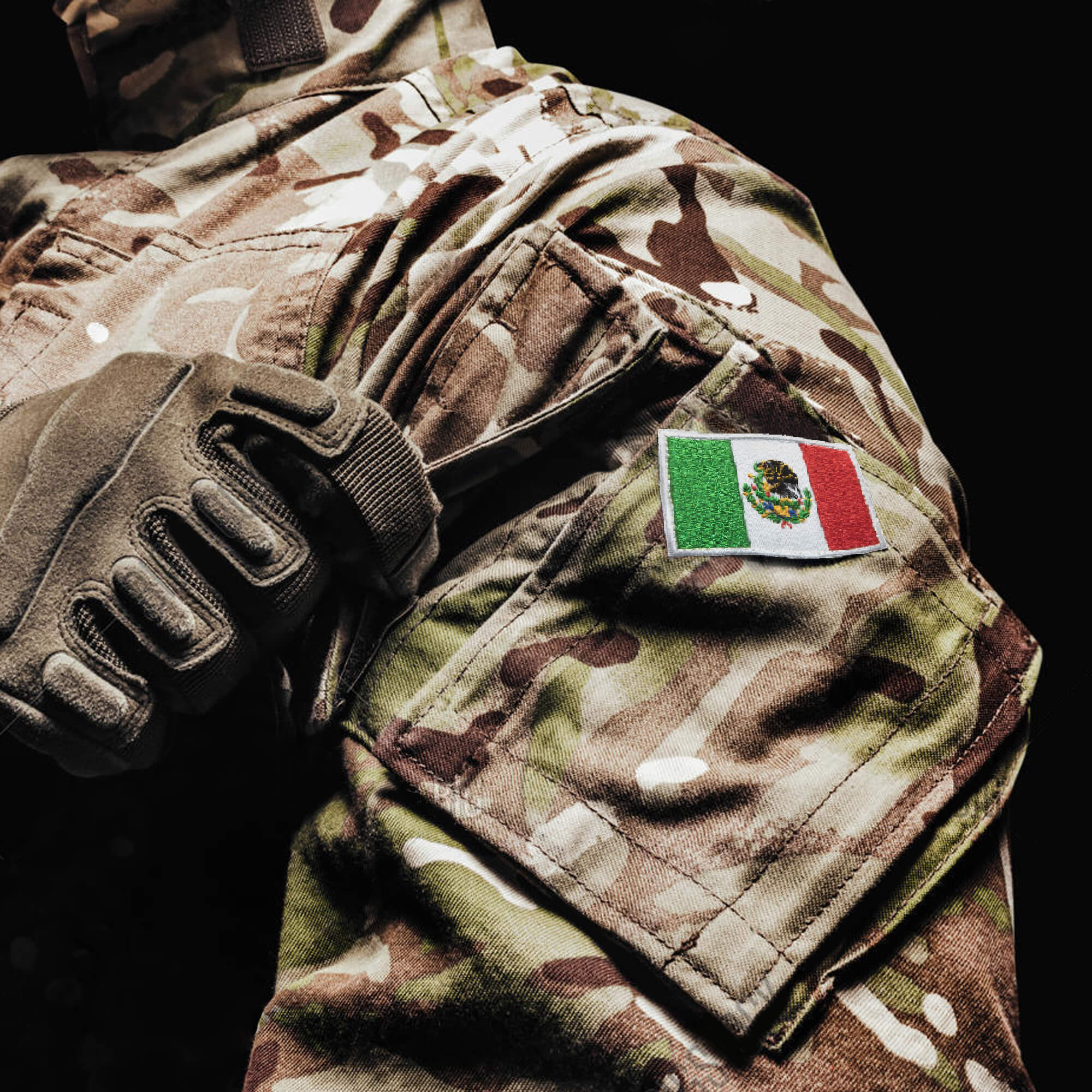 Harsgs 2PCS Mexico Flag Patches, Hook ＆ Loop Tactical  Morale Patch Full Embroidery Military Patch for Caps Bags Vests Military  Uniforms 価格比較