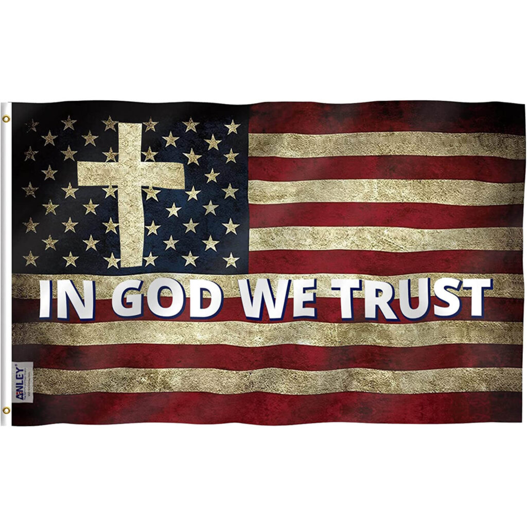 Fly Breeze 3x5 Foot in God We Trust Flag - Anley Flags