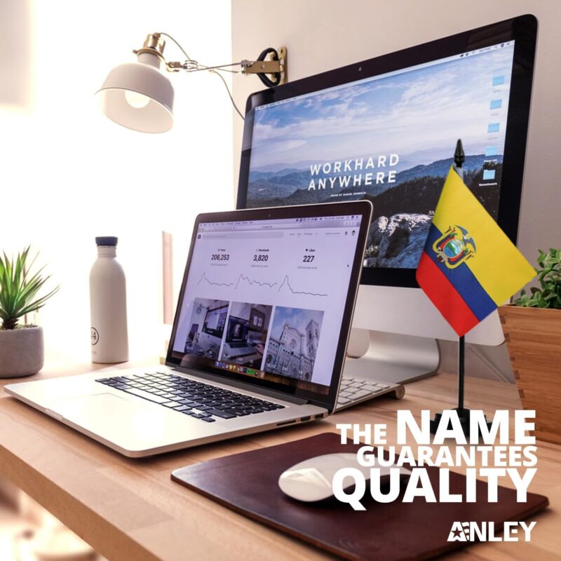 Ecuador Desk Flag