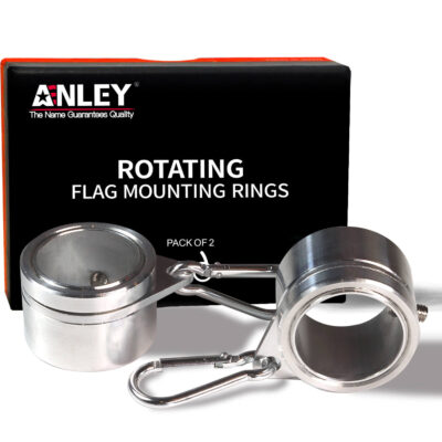 Flagpole Mounting Rings-silver