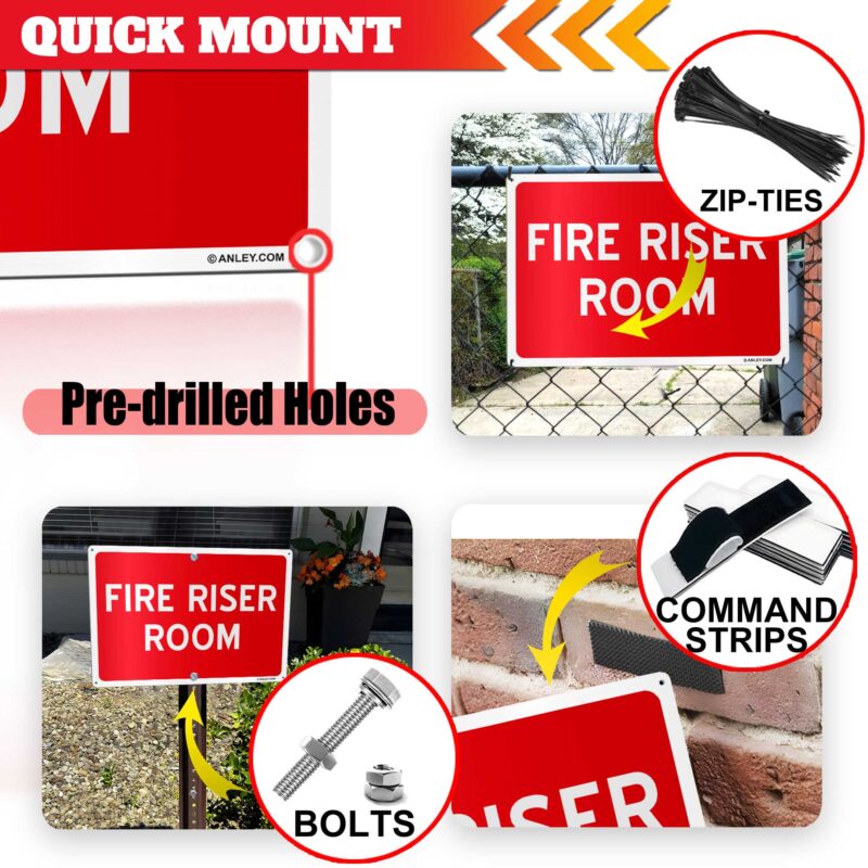 Fire Riser Room Sign