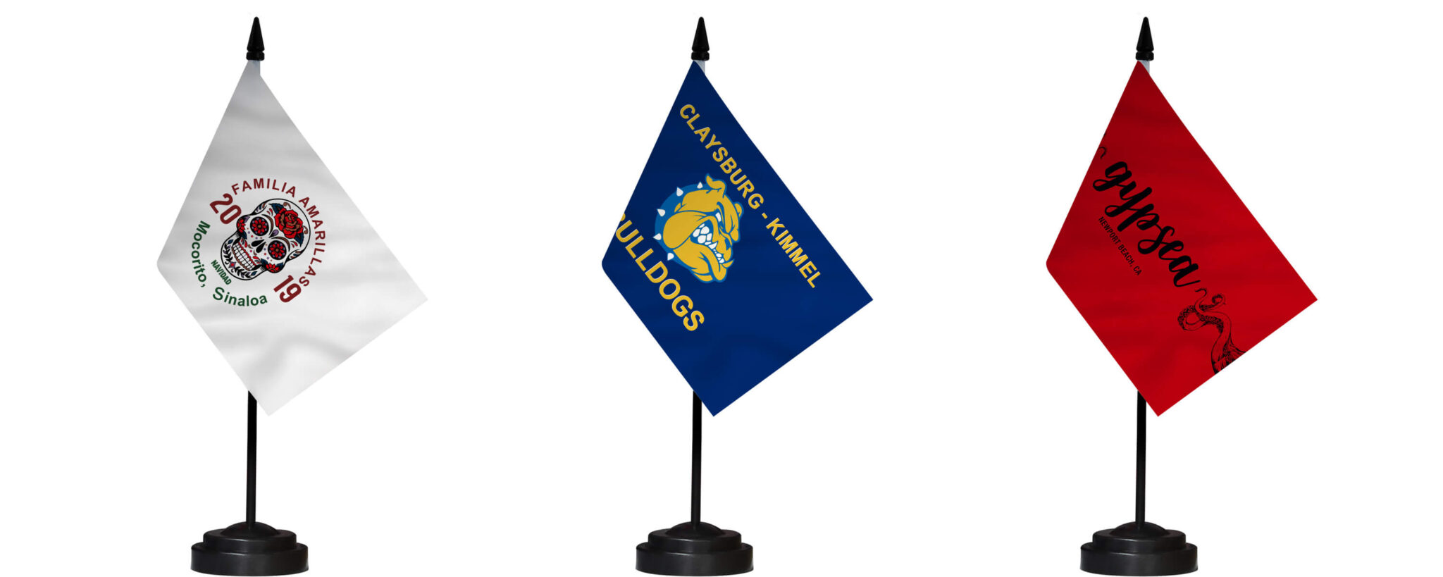 Custom Desk Flag Set - Personalized Desk Flag - Anley Flags