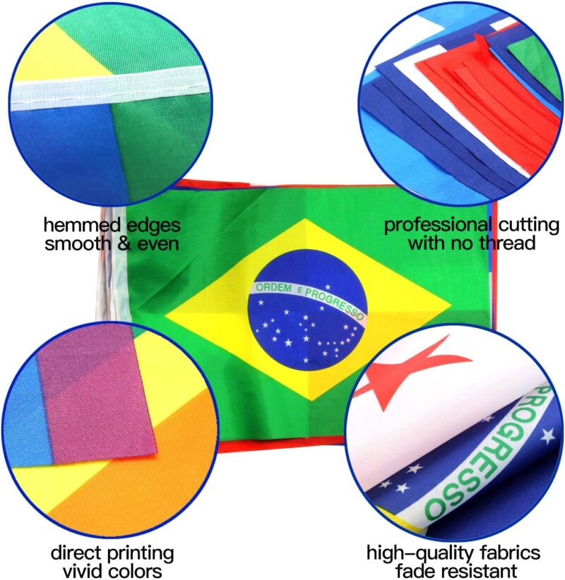 Latin America String Flags