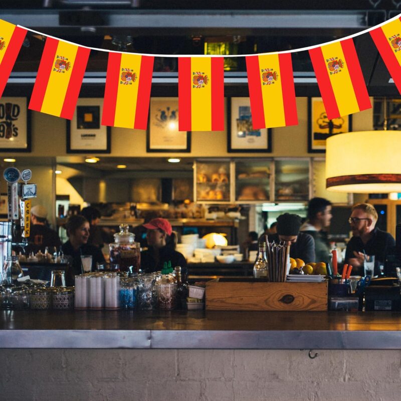 Spain String Flag