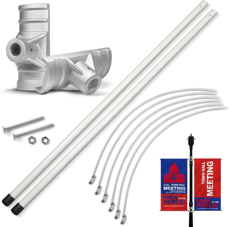 Pole Banner Mounting Bracket Kit