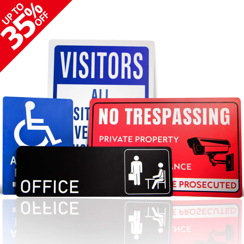 Custom Plastic PVC Signs