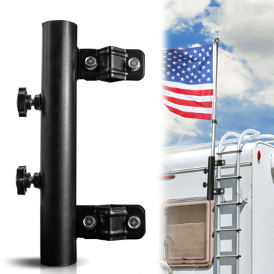 RV Ladder Flagpole Mount Holder